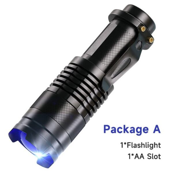 Portable UV LED Blacklight Flashlight [395nm Wavelength]