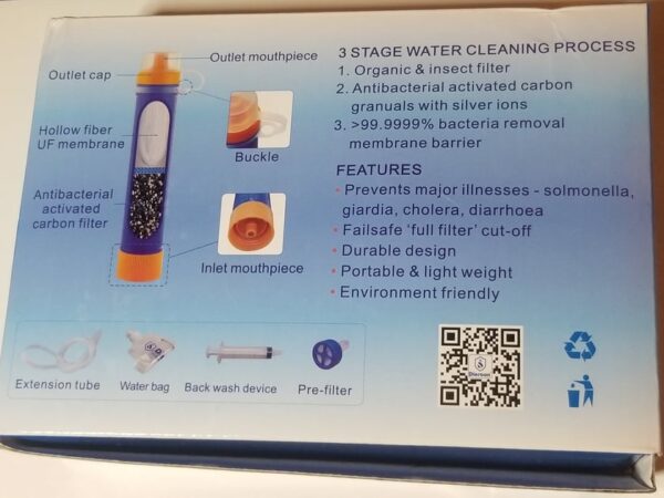 Diercon Portable Mini Water Purifier Straw - Image 3