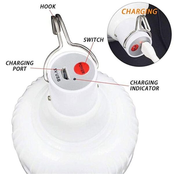 Portable Emergency Lights Rechargeable LED Lantern - Image 6