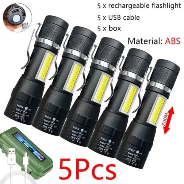 Q5 Portable Mini Led Flashlight 2000 Lumens - Image 3