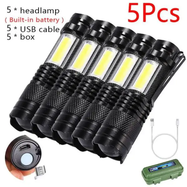 Q5 Portable Mini Led Flashlight 2000 Lumens - Image 2